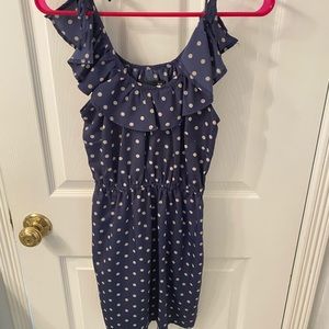 Urban Outfitters Blue Polkadot Dress